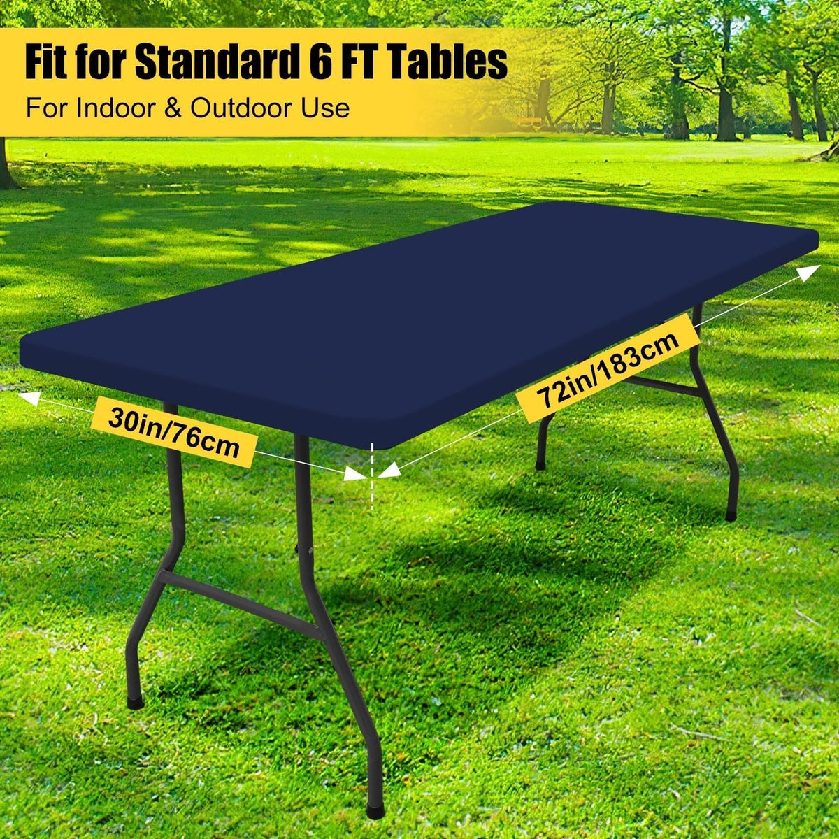 Elastic Edge Picnic Tablecloth Product Image 07
