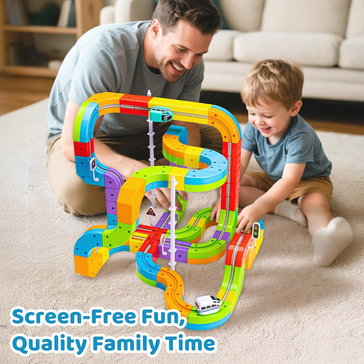 Energy Loop Magnetic Track Car Set Product Image 06