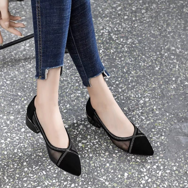 Evara Black Soft Sole Moccasins Product Image 01