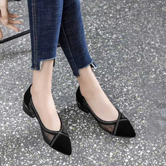 Evara Black Soft Sole Moccasins Product Image 01