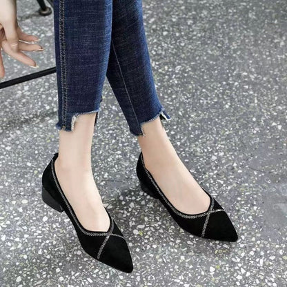 Evara Black Soft Sole Moccasins Product Image 05