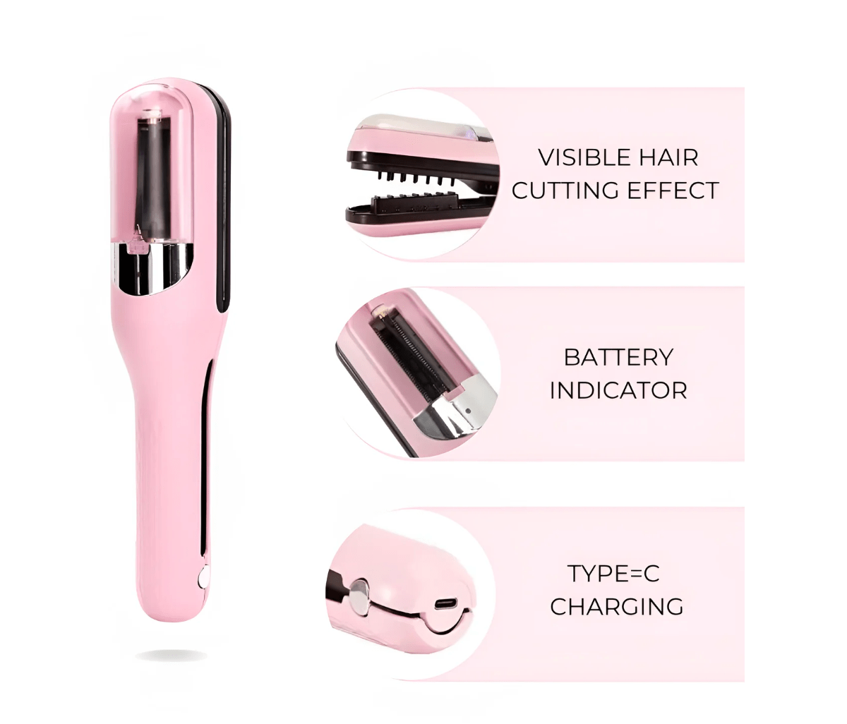 Evara Hair Smoothing Split End Trimming Tool Product Image 03
