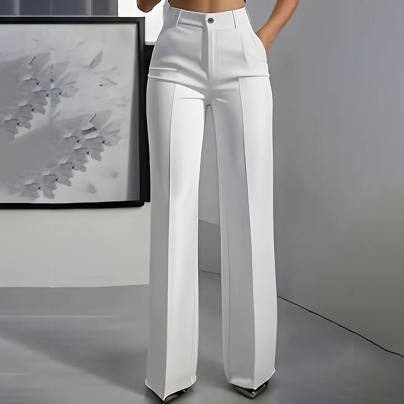 Evara High Waist Wide Leg Trousers Product Image 01