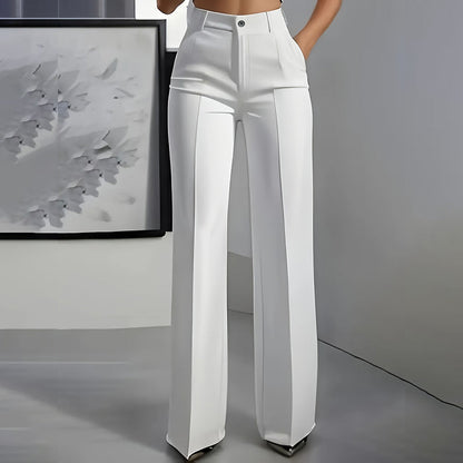 Evara High Waist Wide Leg Trousers Product Image 01