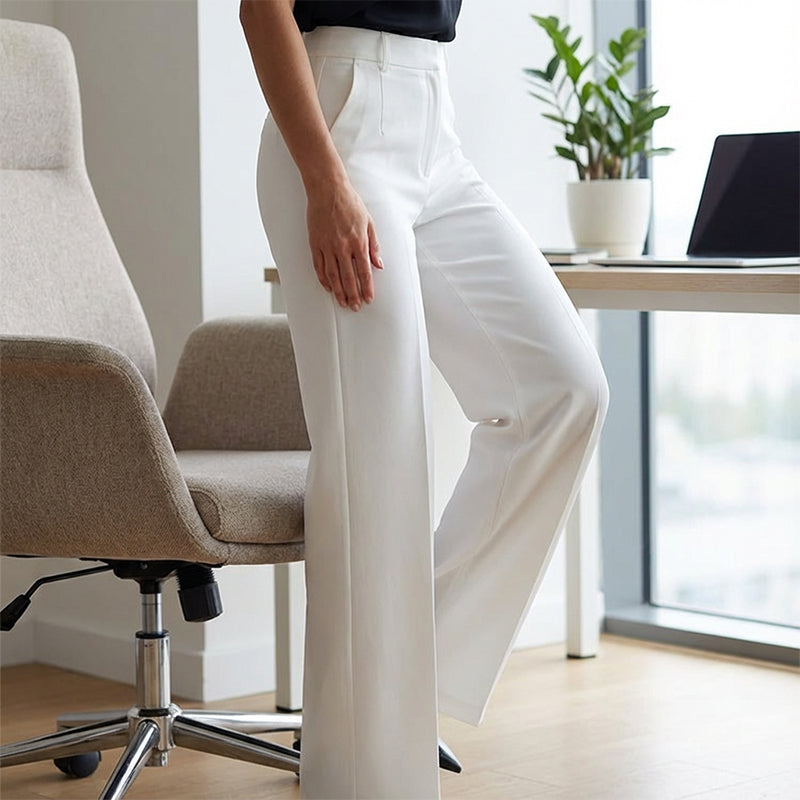 Evara High Waist Wide Leg Trousers Product Image 06