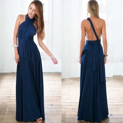 Everform Convertible Wrap Maxi Dress Product Image 04