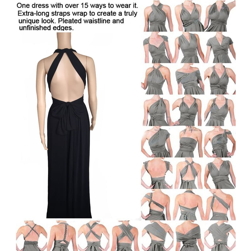 Everform Convertible Wrap Maxi Dress Product Image 05