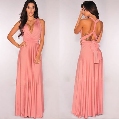 Everform Convertible Wrap Maxi Dress Product Image 10