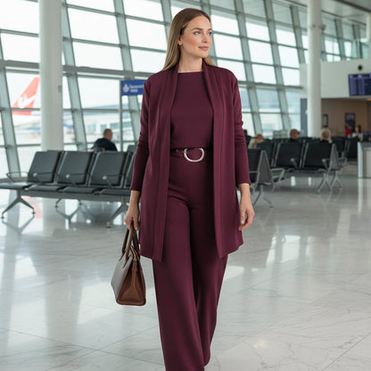 Everyday Ease Loungewear Set Long Cardigan Product Image 05