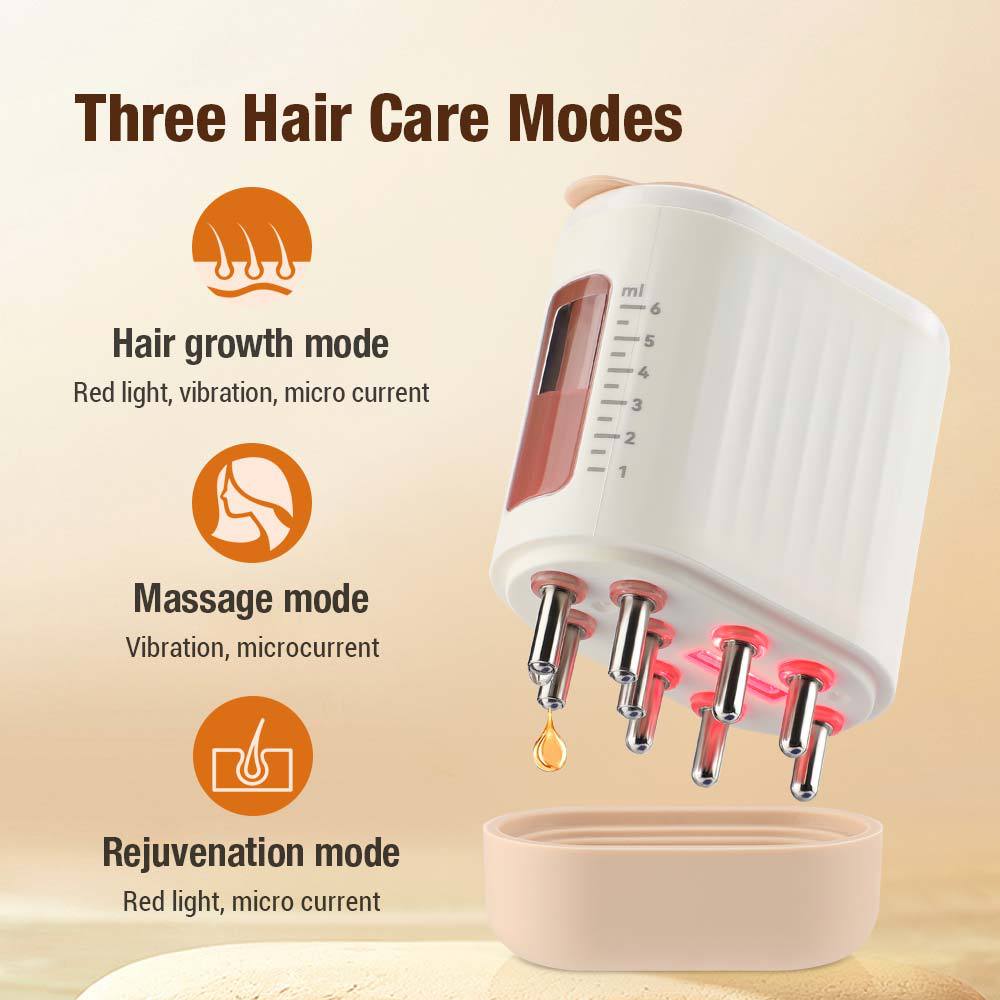 Evola Scalp Oil Applicator Red Light Vibration Care Product Image 02