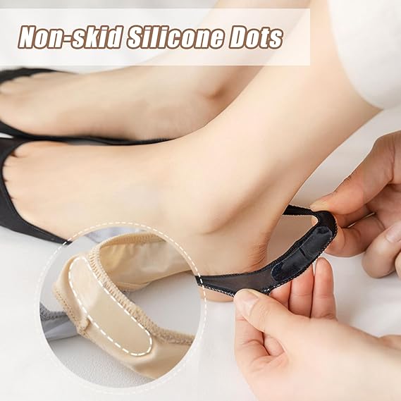 Featherstep Cushioned No Show Socks 4 Pair Set Product Image 06