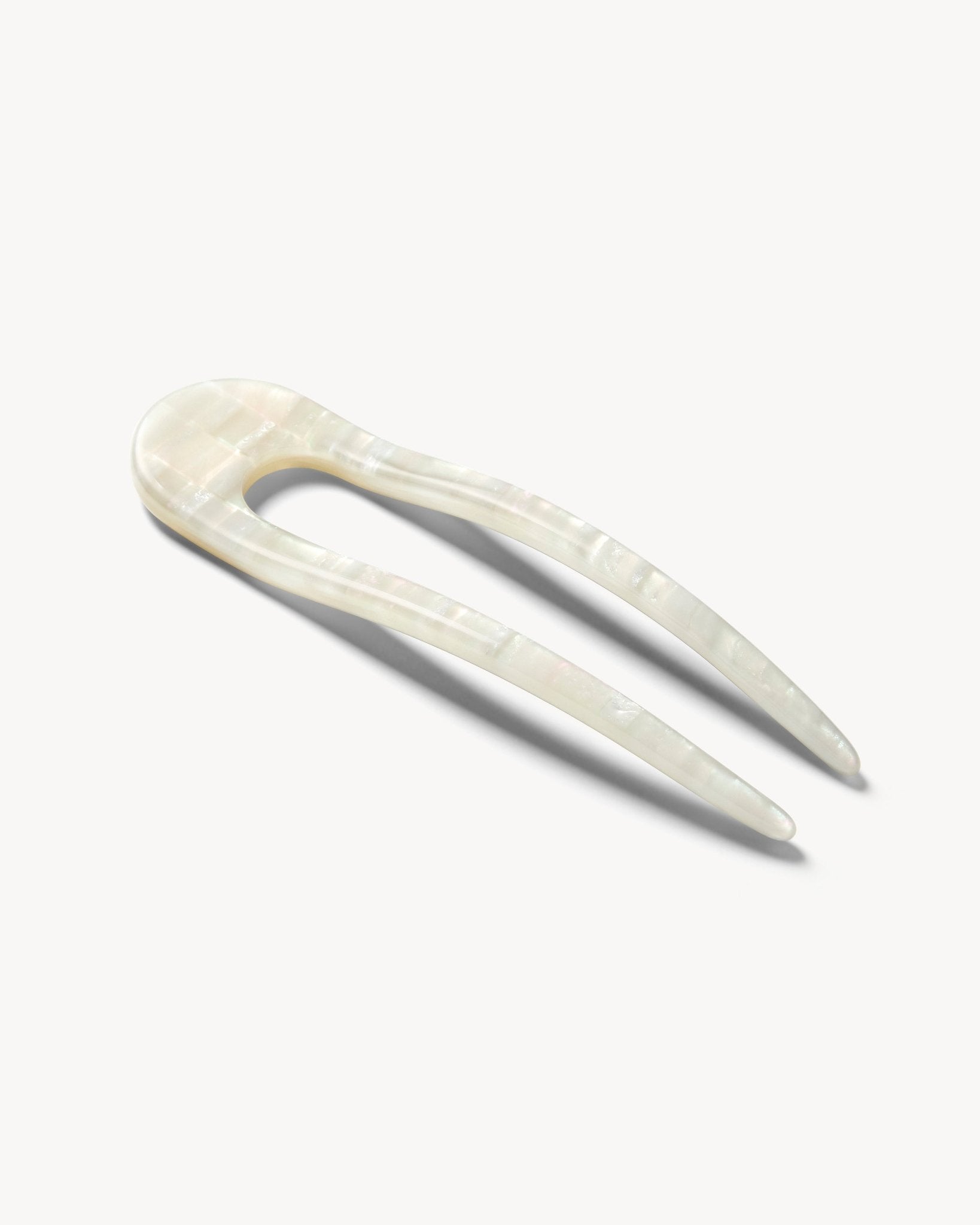 Finora French Hair Pin Opalite Checker Product Image 03