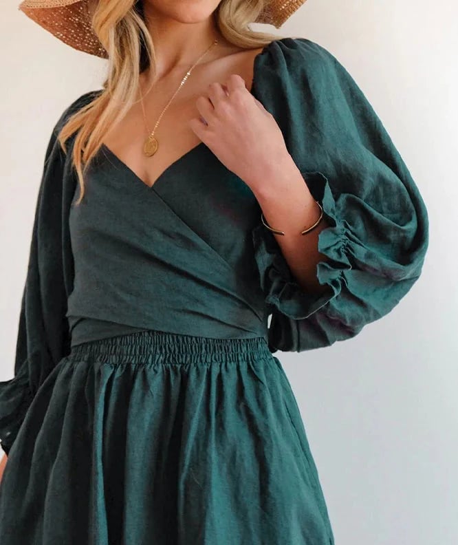 Fira Reversible Cotton Tie Back Dress Product Image 06