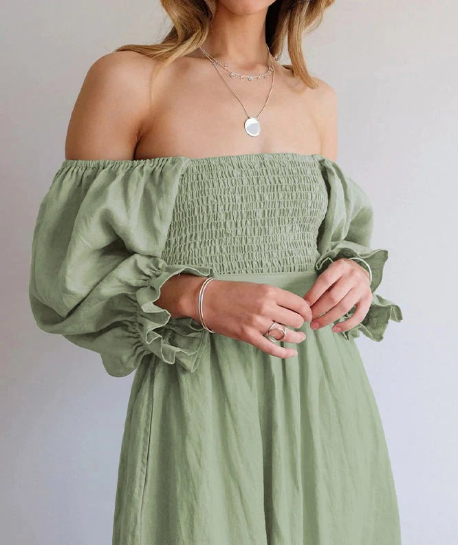 Fira Reversible Cotton Tie Back Dress Product Image 09