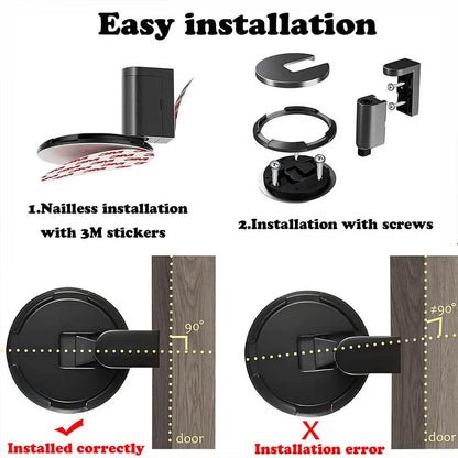 Firmhold Zinc Alloy Press Lock Door Stopper Product Image 05