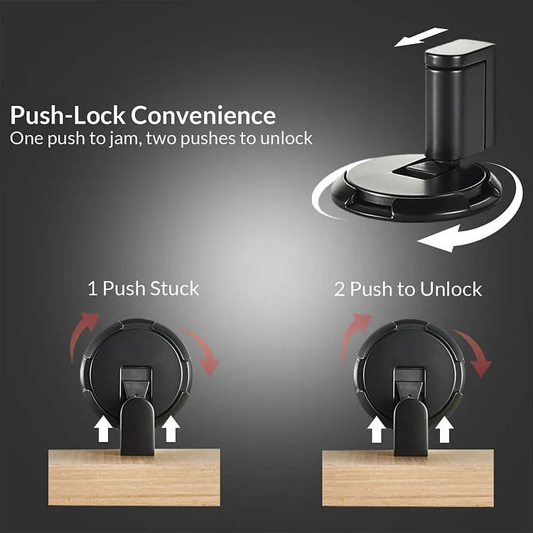Firmhold Zinc Alloy Press Lock Door Stopper Product Image 06