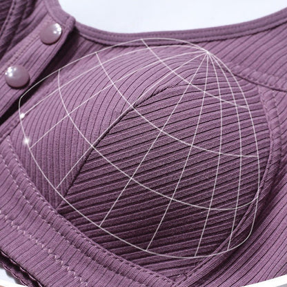 Flexease Front Closure Comfort Bra Wide Straps Product Image 05