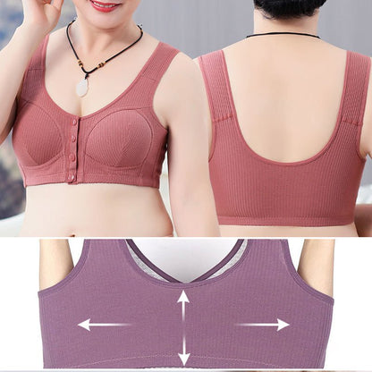Flexease Front Closure Comfort Bra Wide Straps Product Image 09