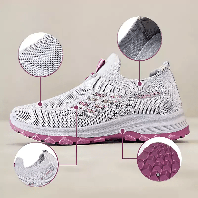 Flexstep Womens Mesh Slip On Support Shoes Product Image 04