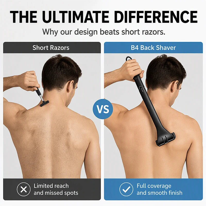 Foldable Back Shaver Long Handle Product Image 04