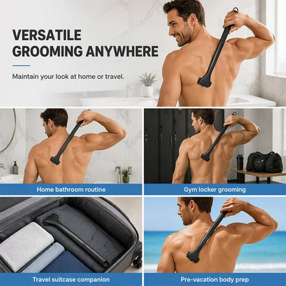 Foldable Back Shaver Long Handle Product Image 06