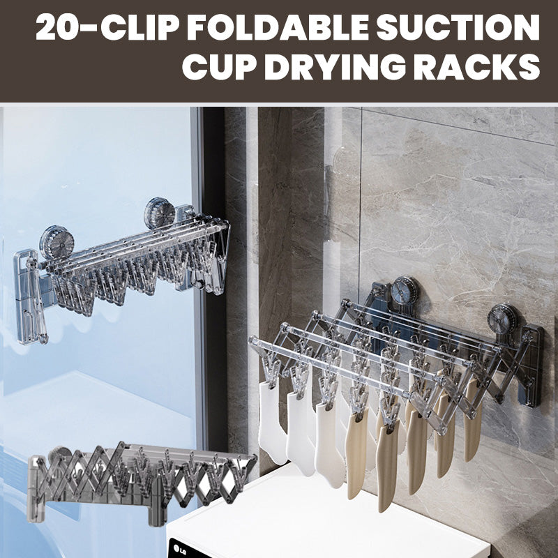 Foldable Four Row 20 Clip Drying Rack Product Image 02