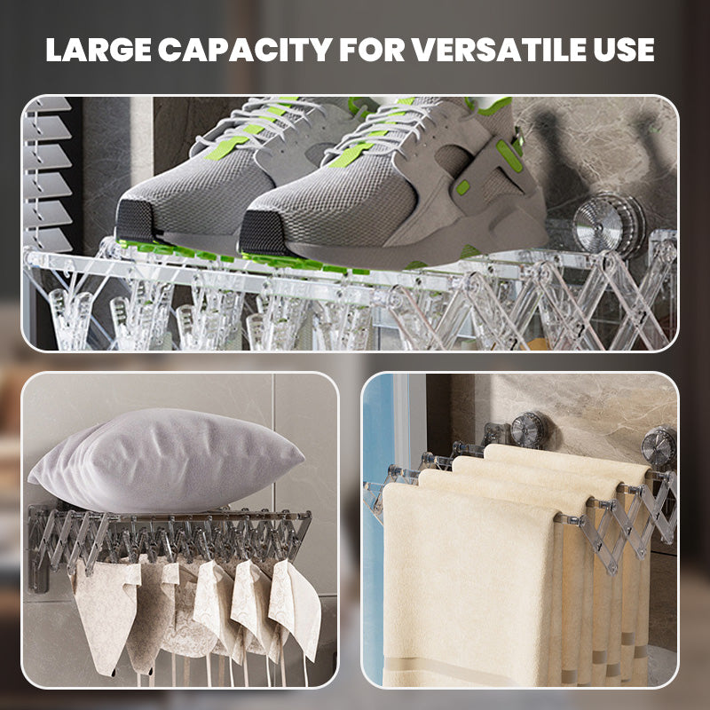 Foldable Four Row 20 Clip Drying Rack Product Image 03