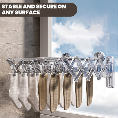 Foldable Four Row 20 Clip Drying Rack Product Image 04
