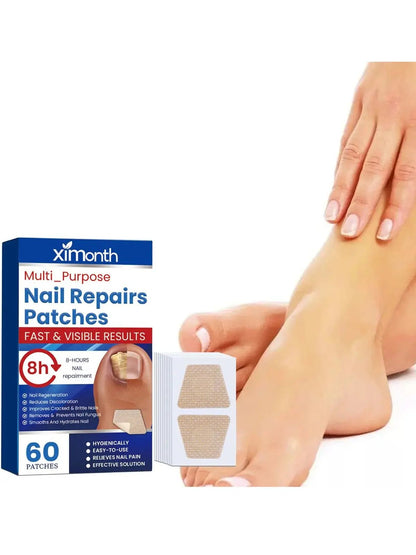 Freshnail Clear Care Adhesive Nail Patches 60 Count Product Image 06