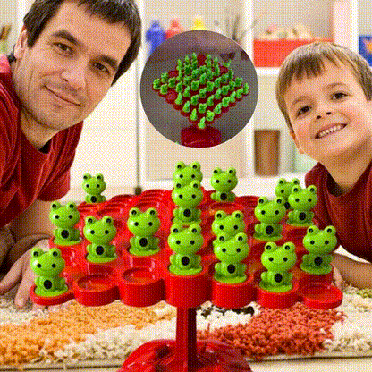 Frog Balance Skill Game Family Stacking Toy Product Image 01