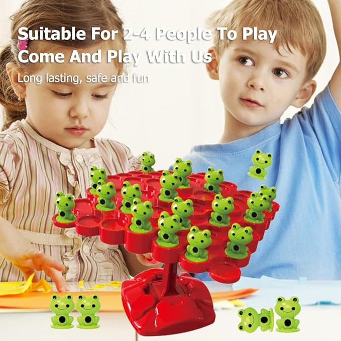 Frog Balance Skill Game Family Stacking Toy Product Image 03