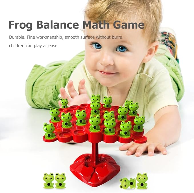 Frog Balance Skill Game Family Stacking Toy Product Image 04