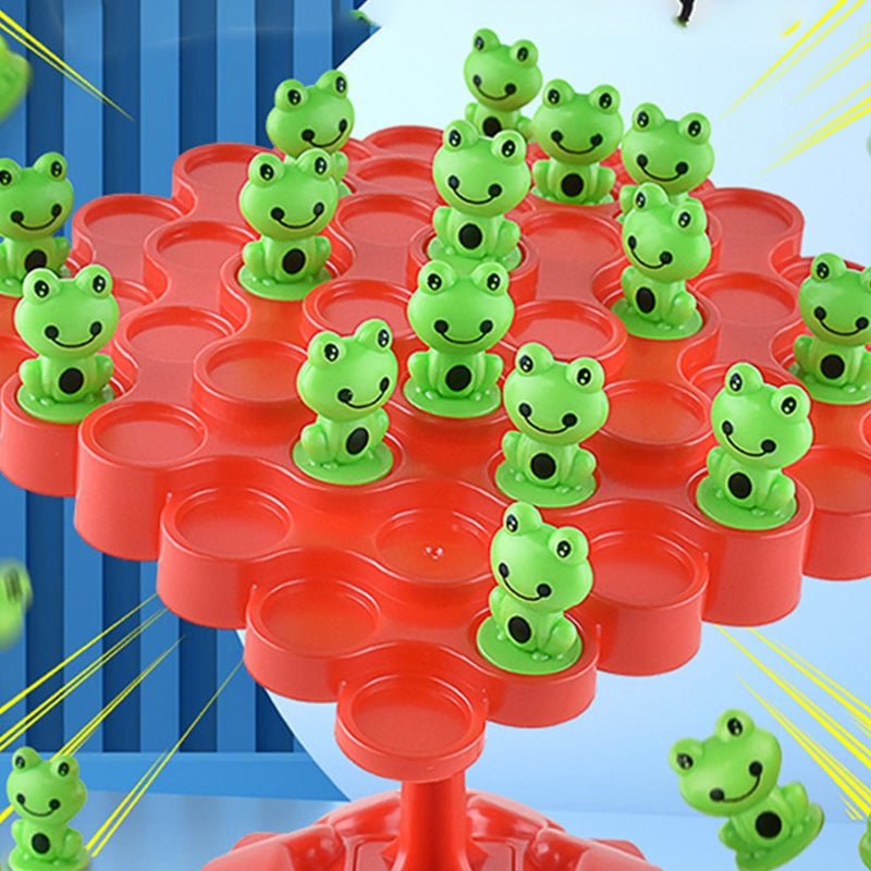 Frog Balance Skill Game Family Stacking Toy Product Image 09