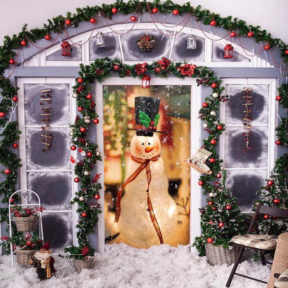 Frostglow Holiday Door Cover Product Image 15