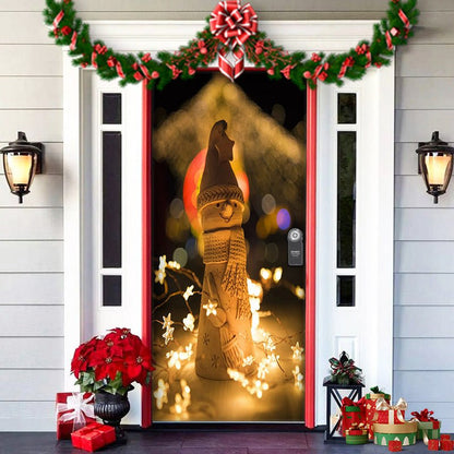 Frostglow Holiday Door Cover Product Image 27