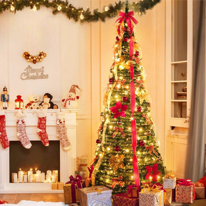 Frostglow Pre Lit Folding Christmas Tree Product Image 01
