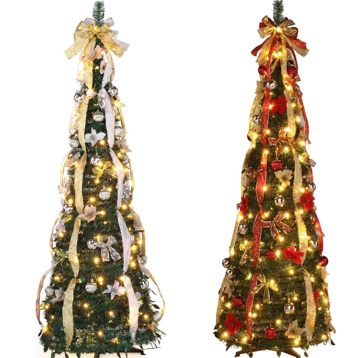 Frostglow Pre Lit Folding Christmas Tree Product Image 02