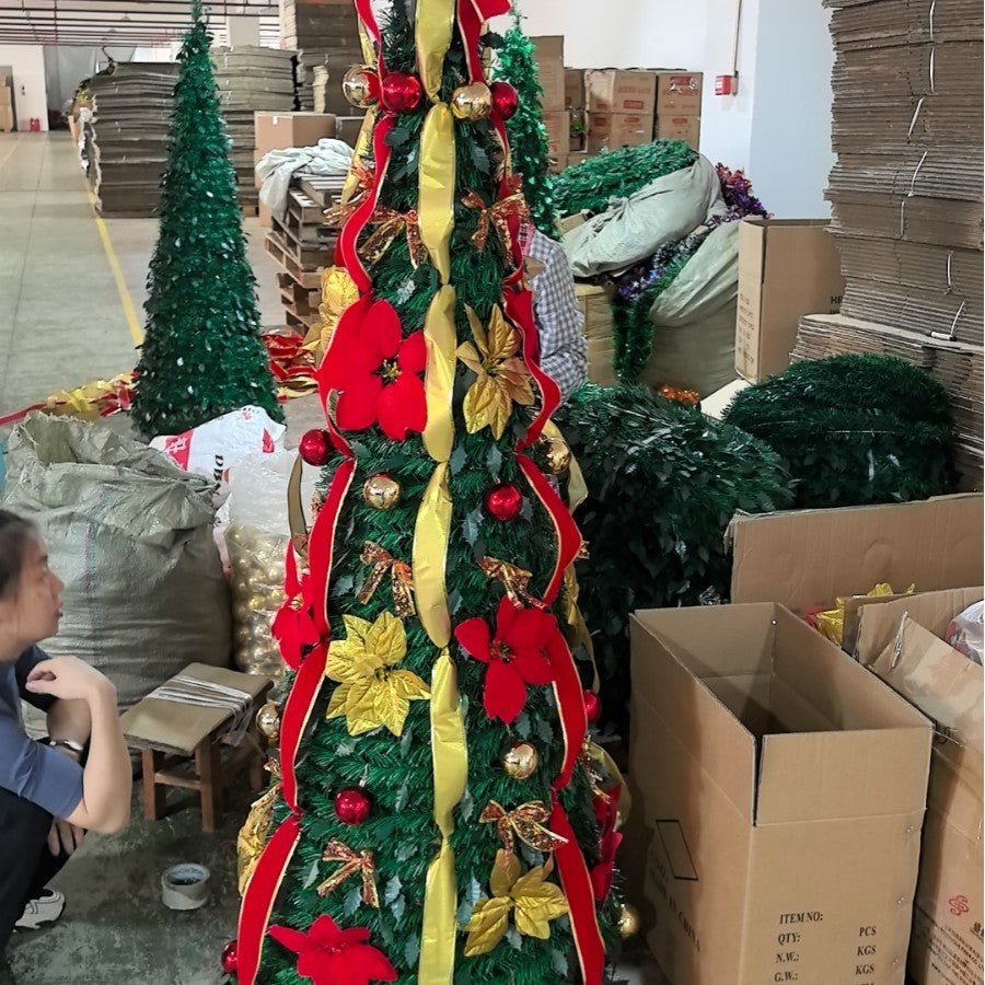 Frostglow Pre Lit Folding Christmas Tree Product Image 04