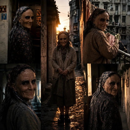 Full Head Latex Aged Character Mask Product Image 04