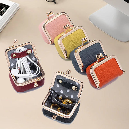 Gleamnest Compact Cowhide Jewelry Case Product Image 01