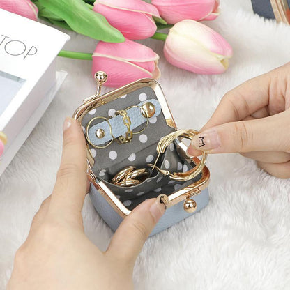 Gleamnest Compact Cowhide Jewelry Case Product Image 05