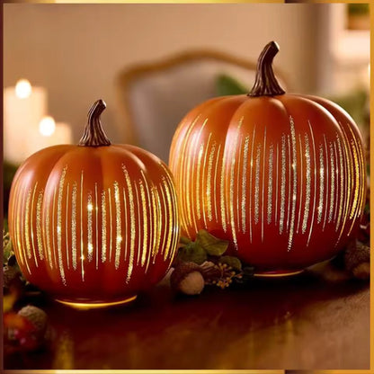 Glimmer Harvest Pumpkin Led Lantern Product Image 01