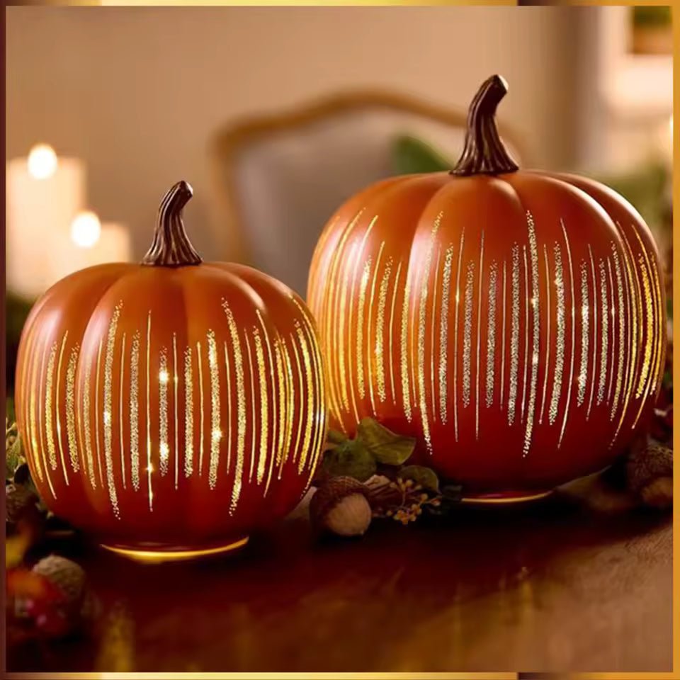 Glimmer Harvest Pumpkin Led Lantern Product Image 09