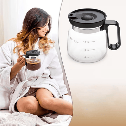 Grove 16 Oz Glass Coffee Mug Silicone Lid Product Image 02