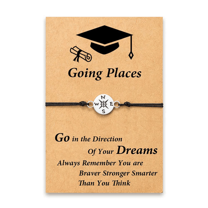 Guiding Compass Graduation Bracelet Gift Box Product Image 01
