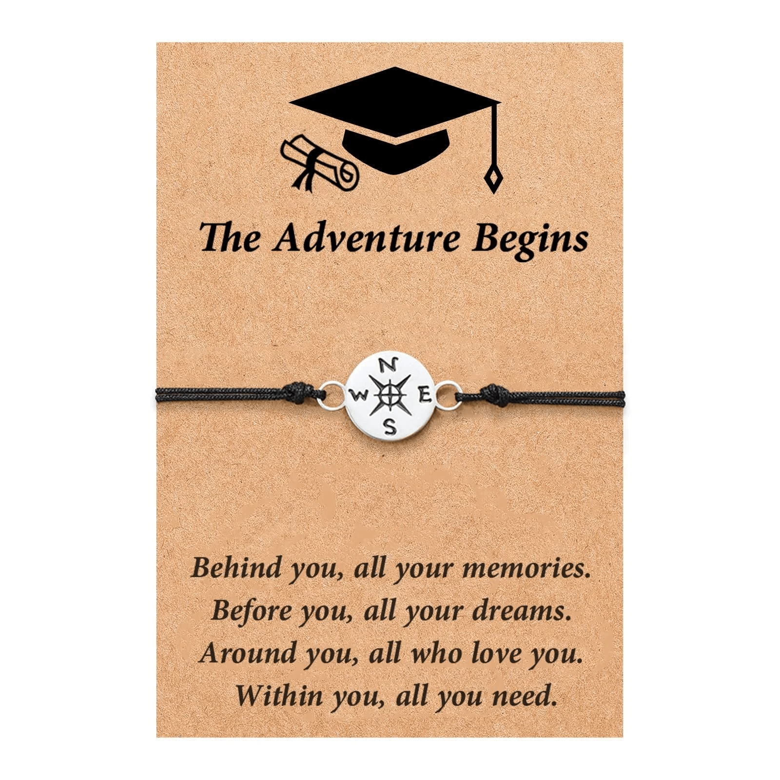 Guiding Compass Graduation Bracelet Gift Box Product Image 06