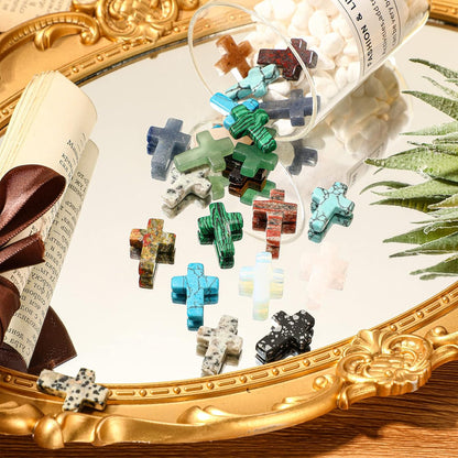 Handmade Natural Stone Prayer Cross Product Image 01