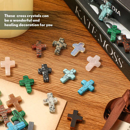 Handmade Natural Stone Prayer Cross Product Image 02