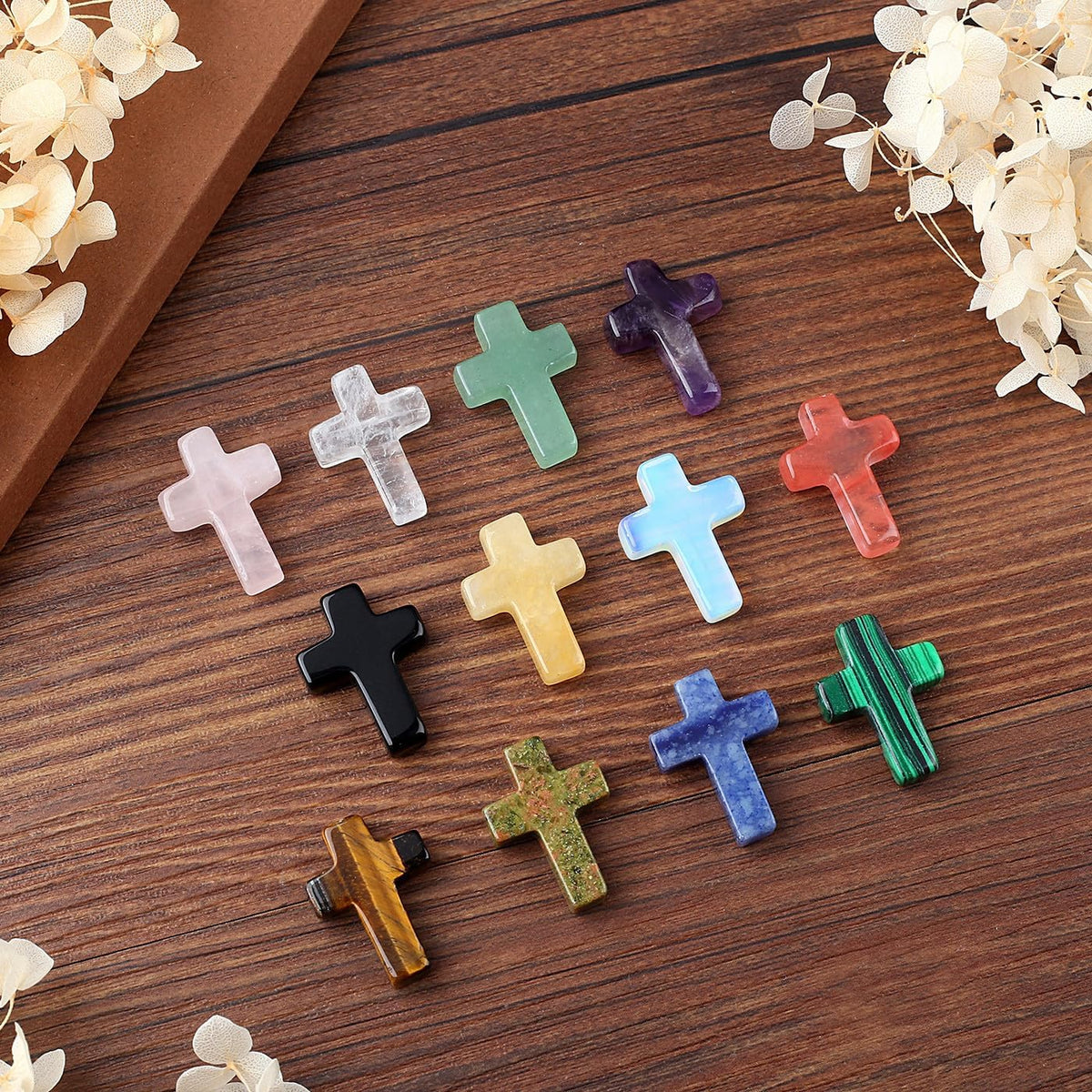 Handmade Natural Stone Prayer Cross Product Image 04
