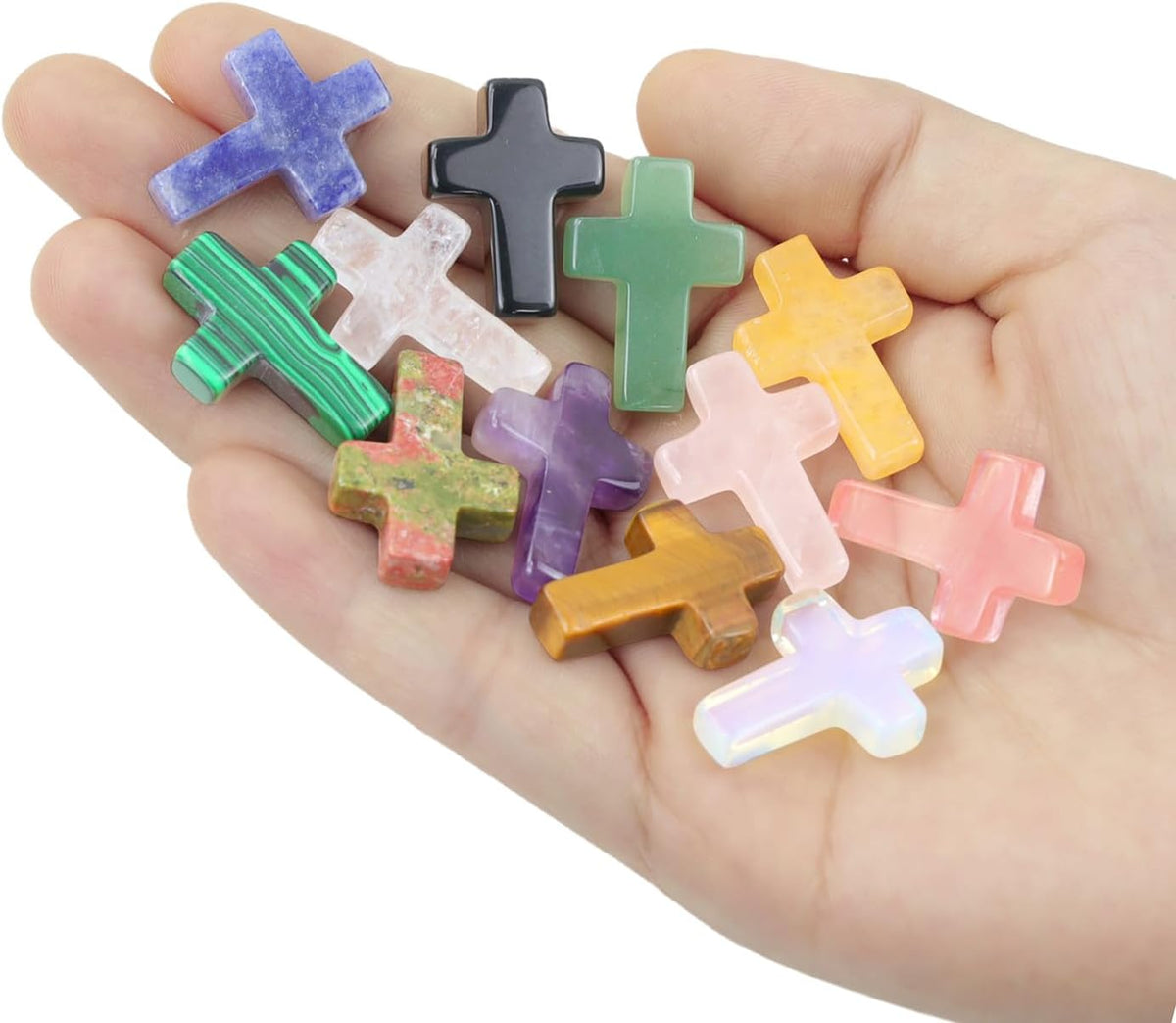 Handmade Natural Stone Prayer Cross Product Image 05